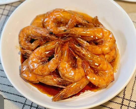 Shanghai Style Stir Fried Prawns in Soy Sauce (本帮油爆虾)